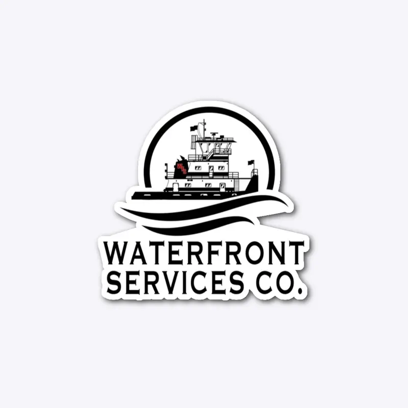 Waterfront Services Die Cut Stickers