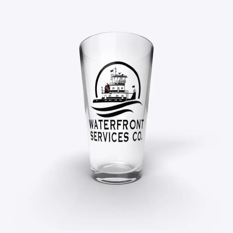 Waterfront's Pint Glass